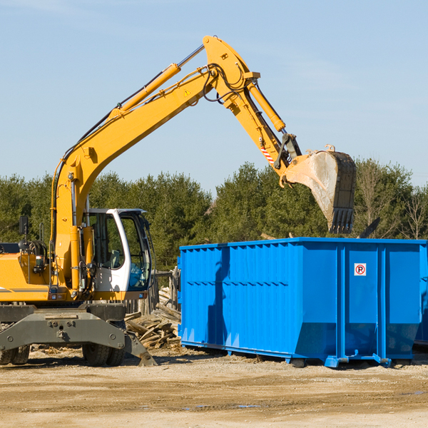 what happens if the residential dumpster is damaged or stolen during rental in Byram Center NJ